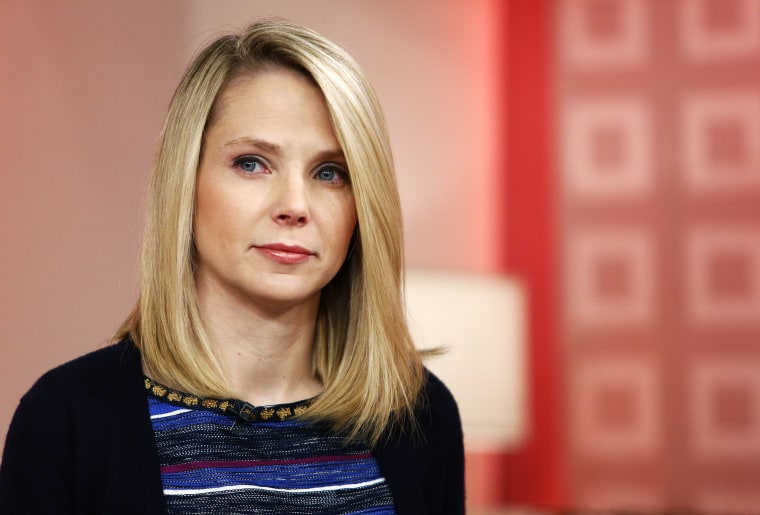 Image: Yahoo CEO Marissa Mayer appears on NBC News' \"Today\" show on Feb. 20, 2013 in New York.