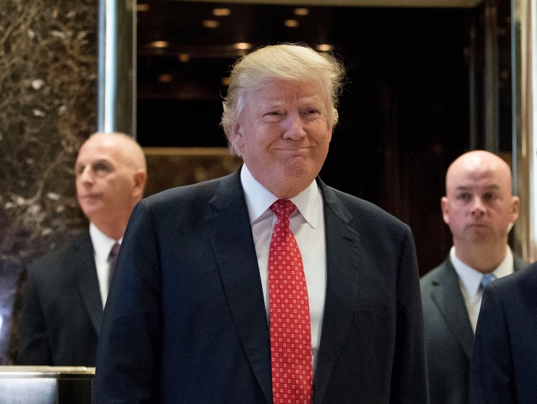 Image: President-Elect Donald Trump Holds Meetings At Trump Tower