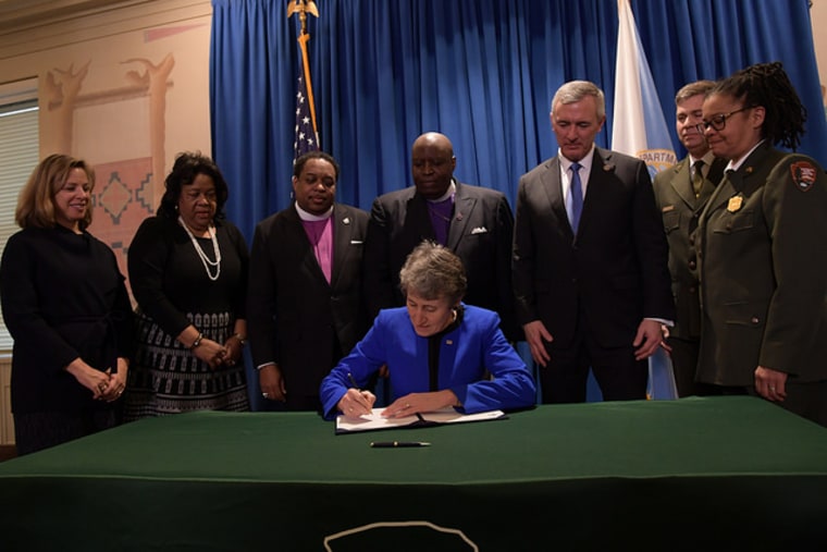 Image: Harriet Tubman National Historical Park Memorandum Signing