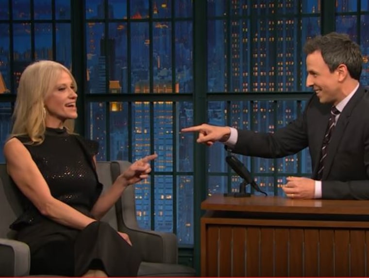 Image: TKellyanne Conway clashed repeatedly with Seth Meyers