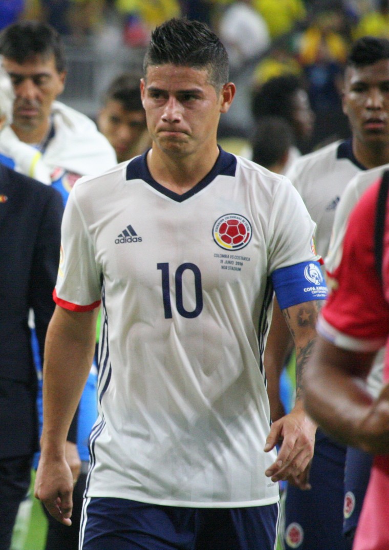 James Rodriguez, of Colombia.