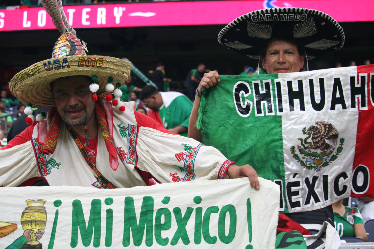 Mexico Fans in Houston, Texas.