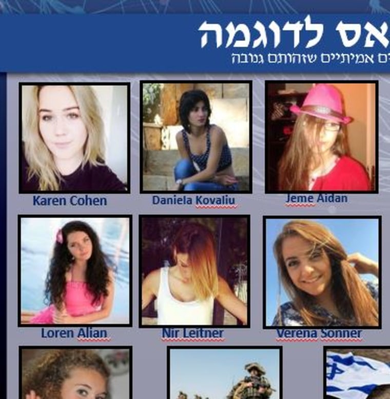 Image: Stolen photos were used in the scam, the IDF said.