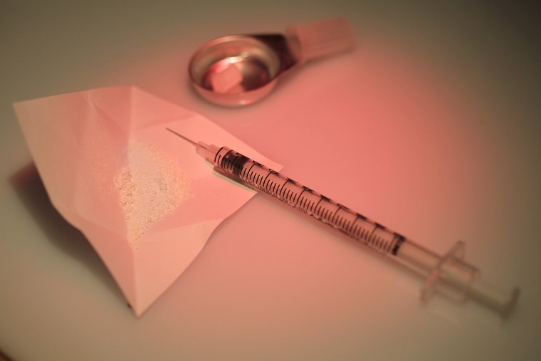 Image: Heroin and needle