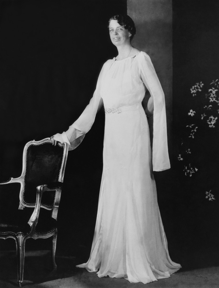 Eleanor Roosevelt Wearing A Sally Milgrim Creation In Washington On May 1933