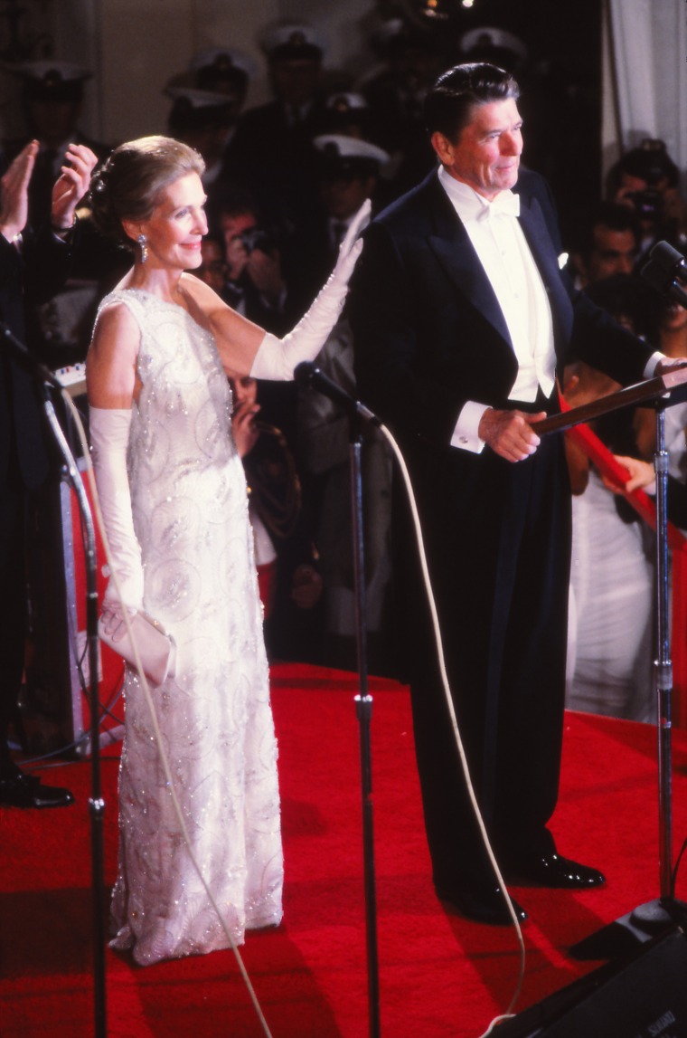 Nancy reagan inaugural outlet gown