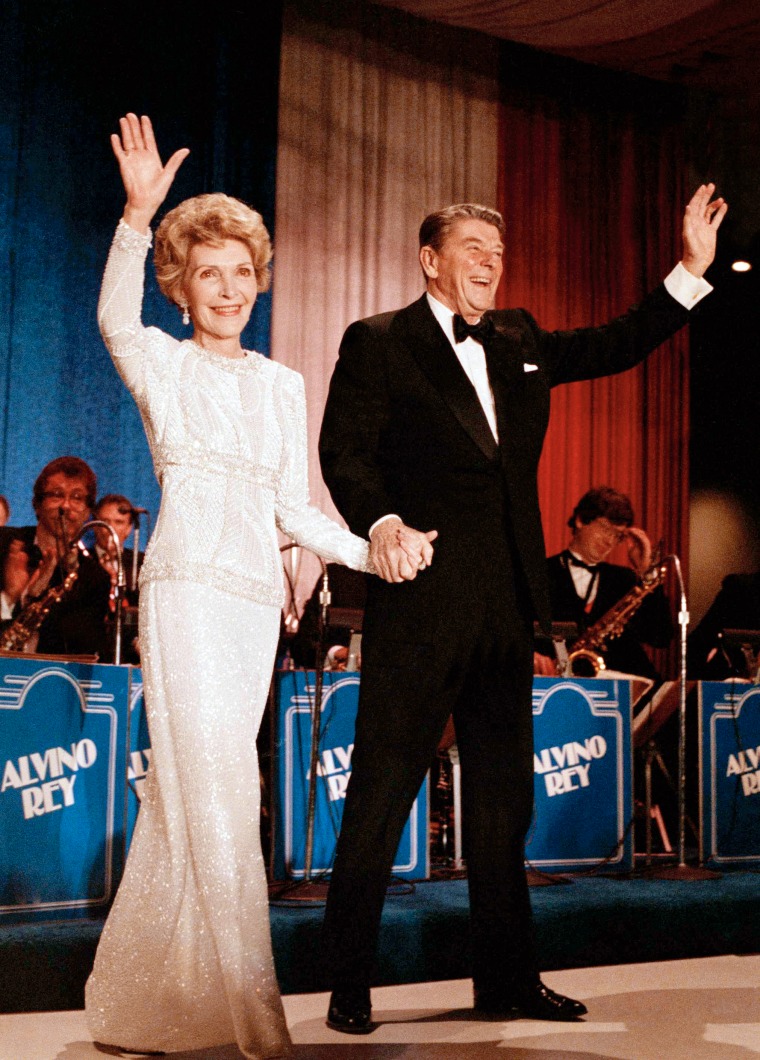 Nancy Reagan inauguration gown