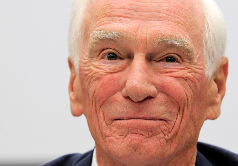 Image: Retired Navy Captain and commander of Apollo 17 Eugene Cernan testifies during a hearing before the House Science and Technology Committee on May 26, 2010 on Capitol Hill in Washington, D.C.