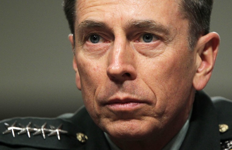 Image: Gen. David Petraeus testifies during a hearing before the Senate Armed Services Committee March 15, 2011 on Capitol Hill in Washington, D.C.