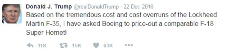 Trump attacks Lockheed