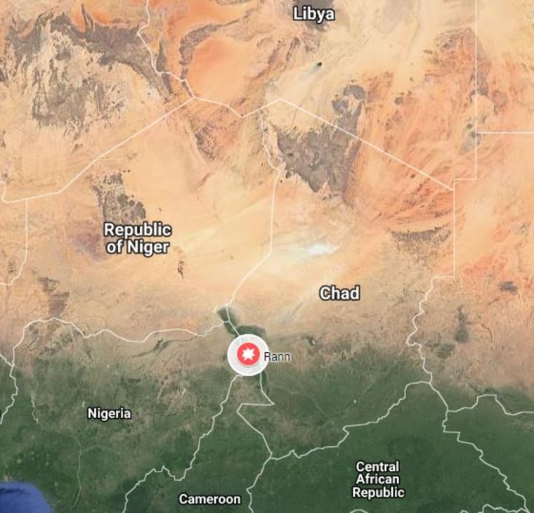Image: Map of the Nigerian town of Rann