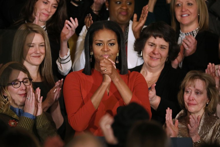 Image: Michelle Obama Delivers Final Speech At The White House