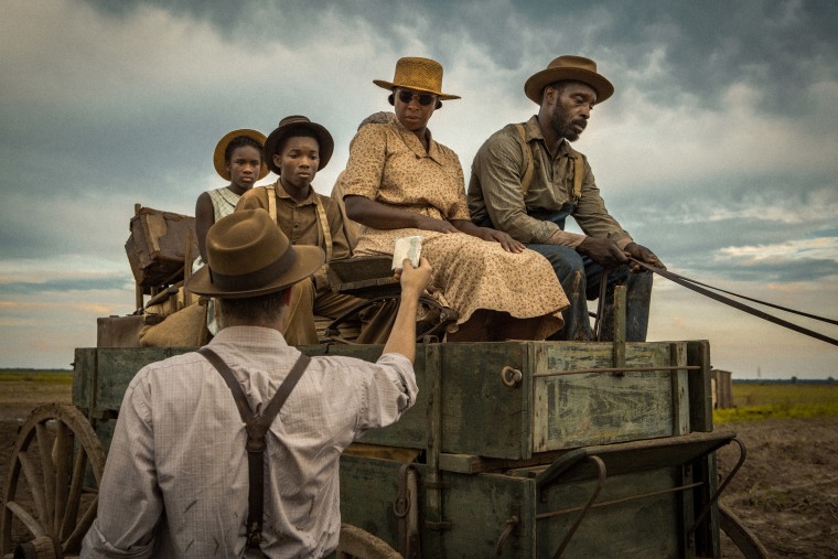 Garrett Hedlund, Mary J. Blige and Rob Morgan appear in Mudbound by Dee Rees. Courtesy of Sundance Institute.