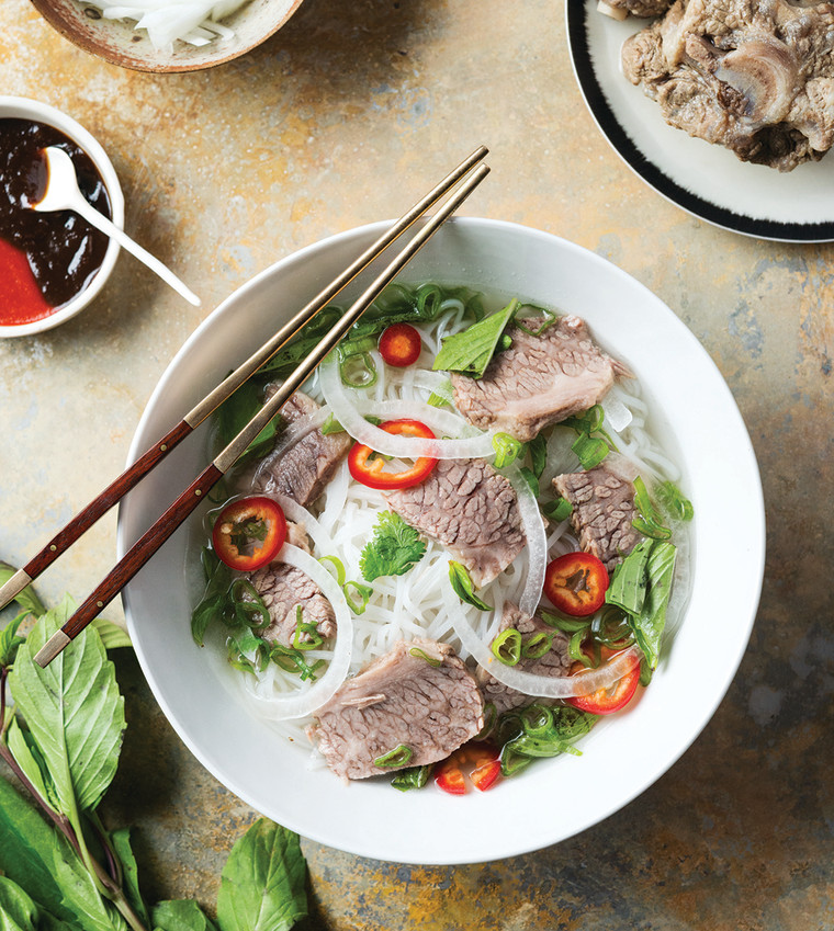 Mama's beef pho by Helene An from "An: To Eat"