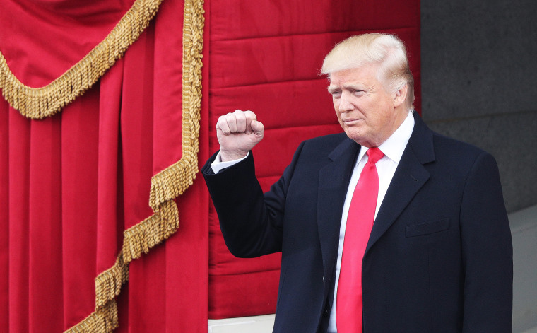 Image: Donald J. Trump arrives to be sworn in as the 45th President of the U.S. in Washington, D.C. on Jan. 20.