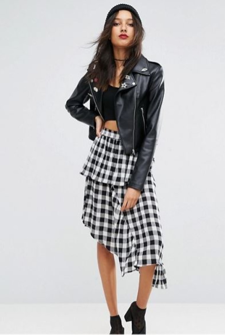 Gingham skirt