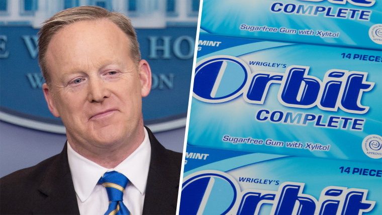 Sean Spicer, Orbit gum