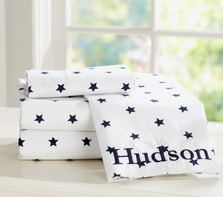 Pottery barn cheap star sheets