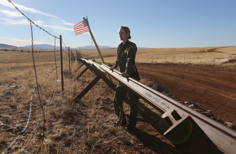 Image: Homeland Security Agencies Work To Secure U.S.-Mexico Border In Arizona