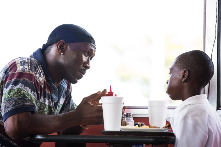 Image: Mahershala Ali and Alex R. Hibbert in \"Moonlight\"