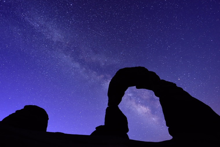 UT: Milky Way Behind Delicate Arch