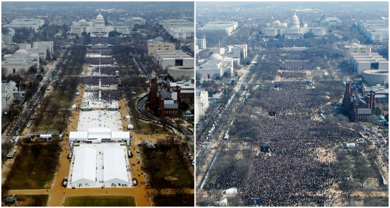 Image: A Picture and Its Story: Crowd controversy: The making of an Inauguration Day photo