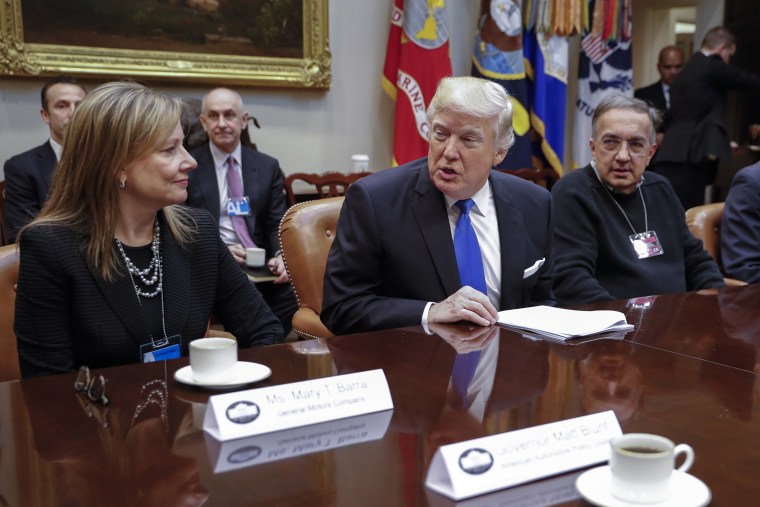 President Trump Meets With Automobile Industry Leaders