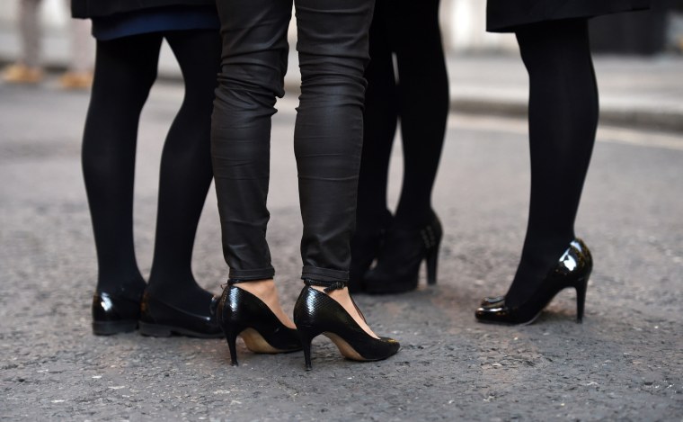 Enforcing the 'sexy secretary' look at work humiliates women