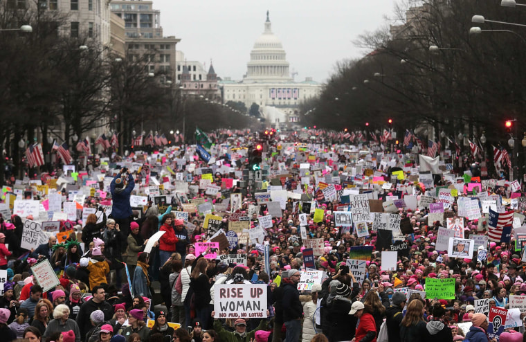 Image: Thousands Attend Women's March On Washington