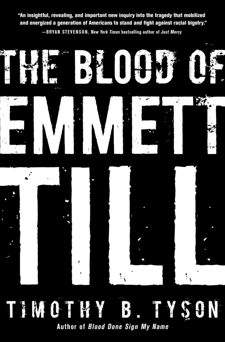 Image: The cover of "The Blood of Emmett Till," a book by Timothy B. Tyson.