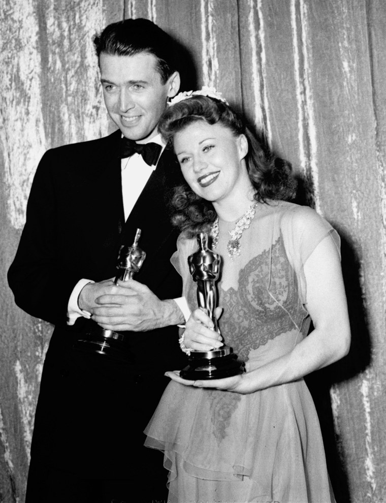 Ginger Rogers Jimmy Stewart Oscars 1941