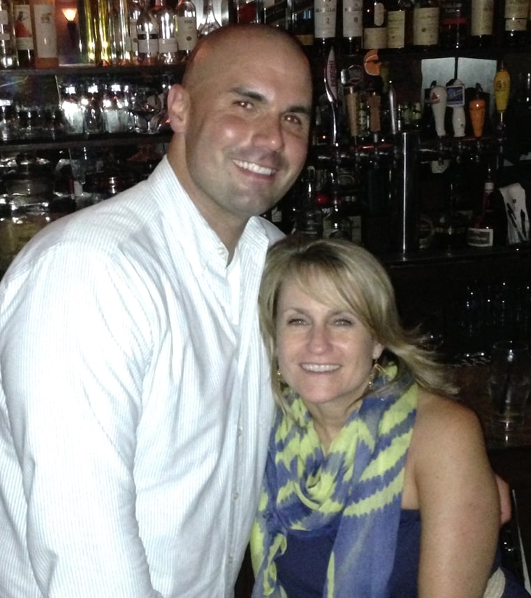 Boston Marathon survivor named Roseann Sdoia, who is marrying, Mike Materia, a firefighter who saved her on that day.