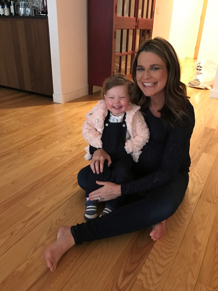 Savannah Guthrie and daughter Vale