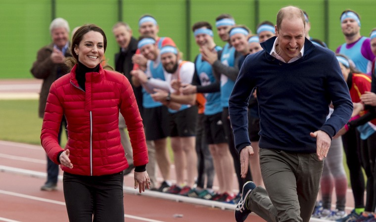 Prince Duchess Kate, Prince Harry race at charity