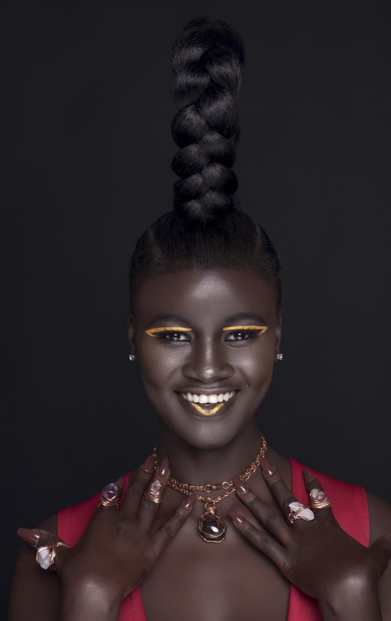 Senegalese Model And Instagram Star Khoudia Diop Is Proud Of Her Dark Skin  : Goats and Soda : NPR