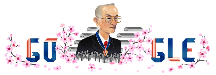 The Google Doodle honoring Fred Korematsu
