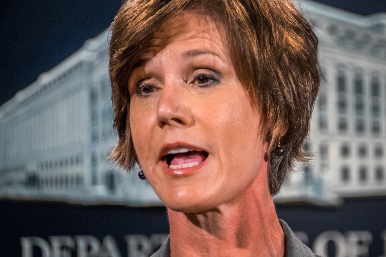 IMAGE: Acting Attorney General Sally Yates