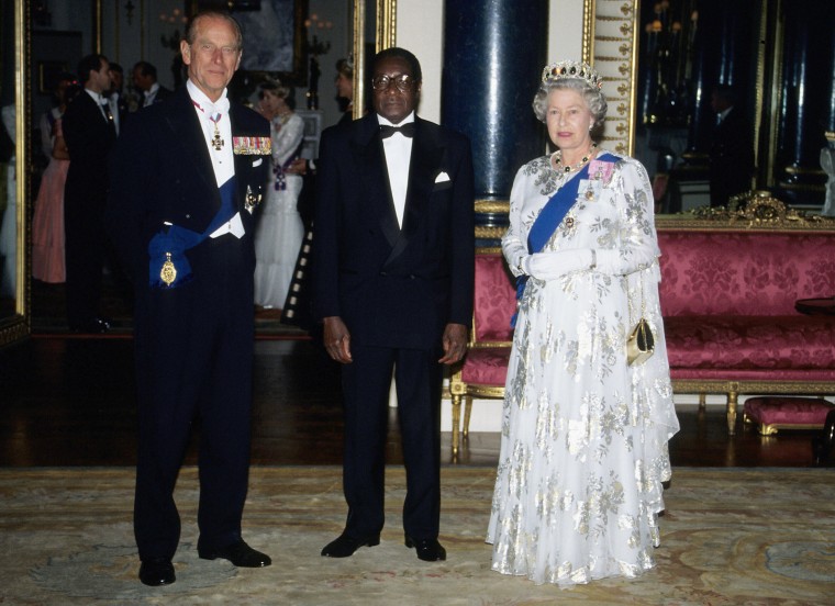 Image: Robert Mugabe of Zimbabwe visit to the UK