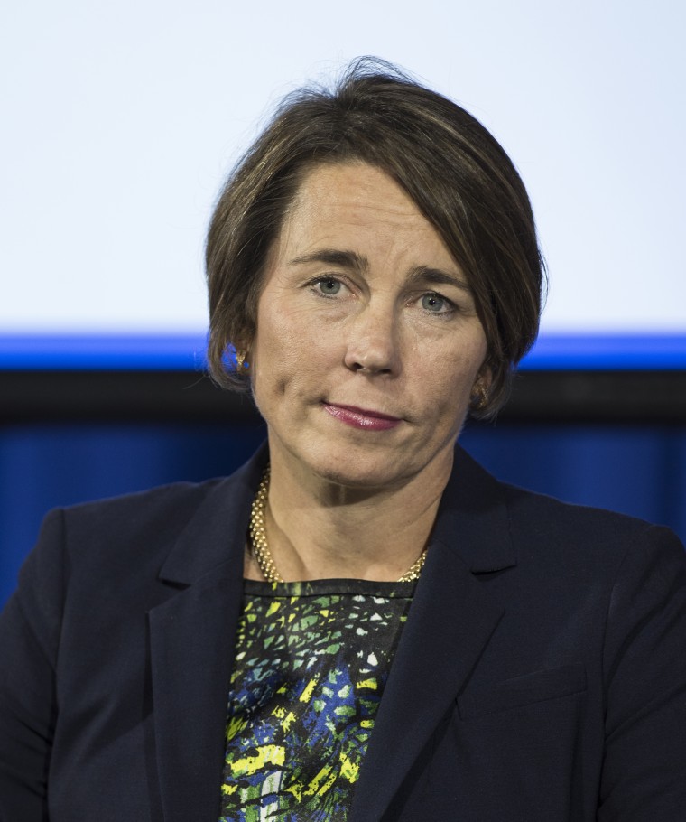 Image: Massachusetts Attorney General Maura Healey in Boston on Oct. 1, 2015