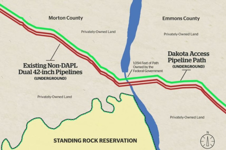 Dakota Access pipeline route