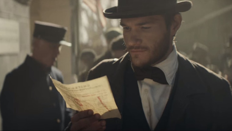 A scene from the Budweiser's Super Bowl 51 advertisement spot. Beer company Anheuser-Busch, which is a mainstay in the pricey Super Bowl advertising sweepstakes, will air an ad about the inspirational journey of its co-founder -- Adolphus Busch -- from Germany to St. Louis.