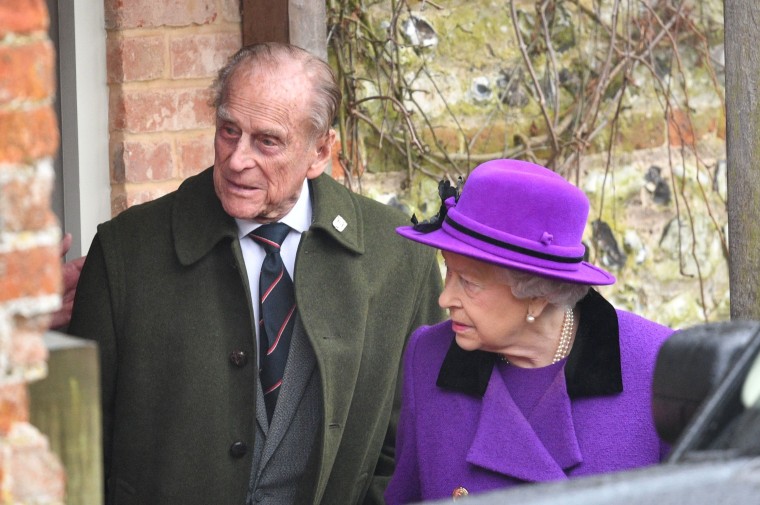 Image: Prince Philip and Queen Elizabeth II on Jan. 15, 2017