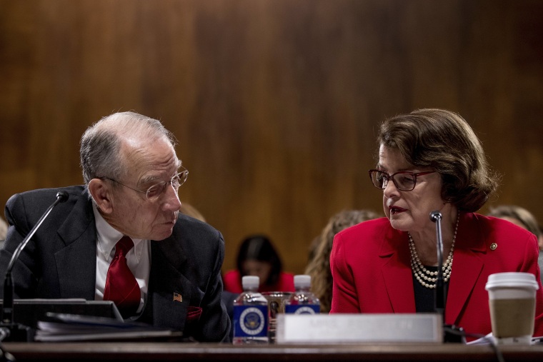 Image: Chuck Grassley, Dianne Feinstein