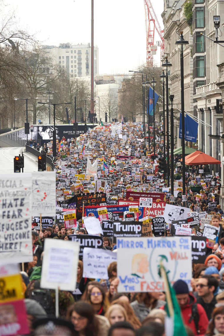 Image: BRITAIN-US-PROTEST