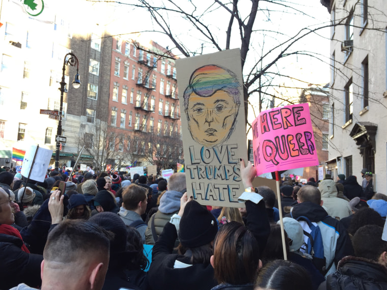IMAGE: New York LBGTQ protest