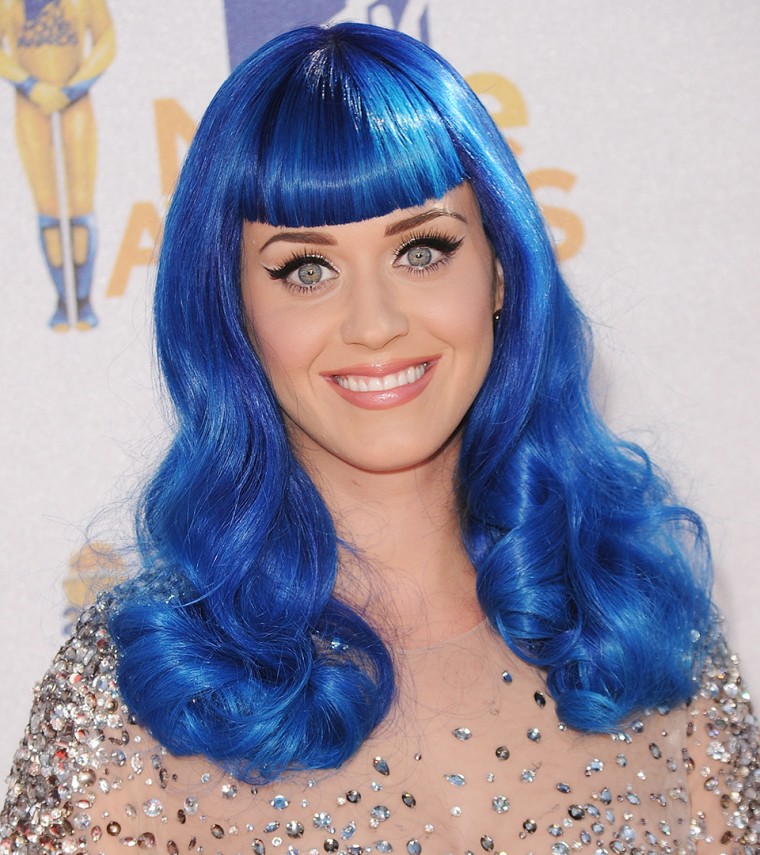 Katy perry outlet blue wig