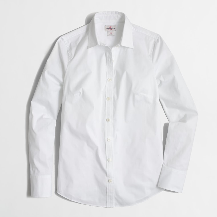 White button-down shirt