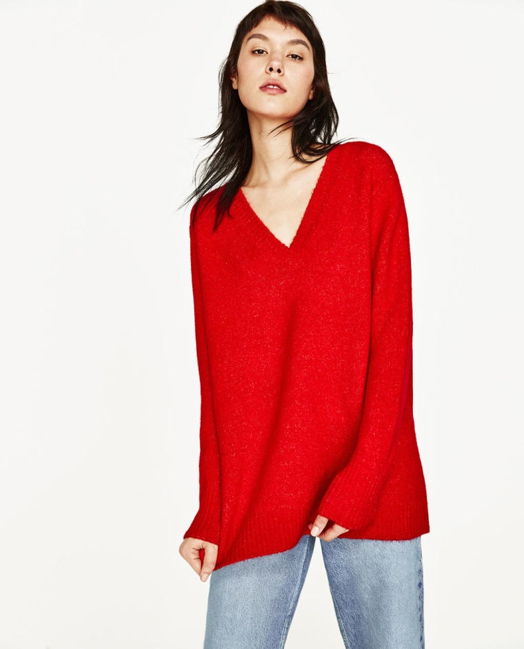 Red sweater