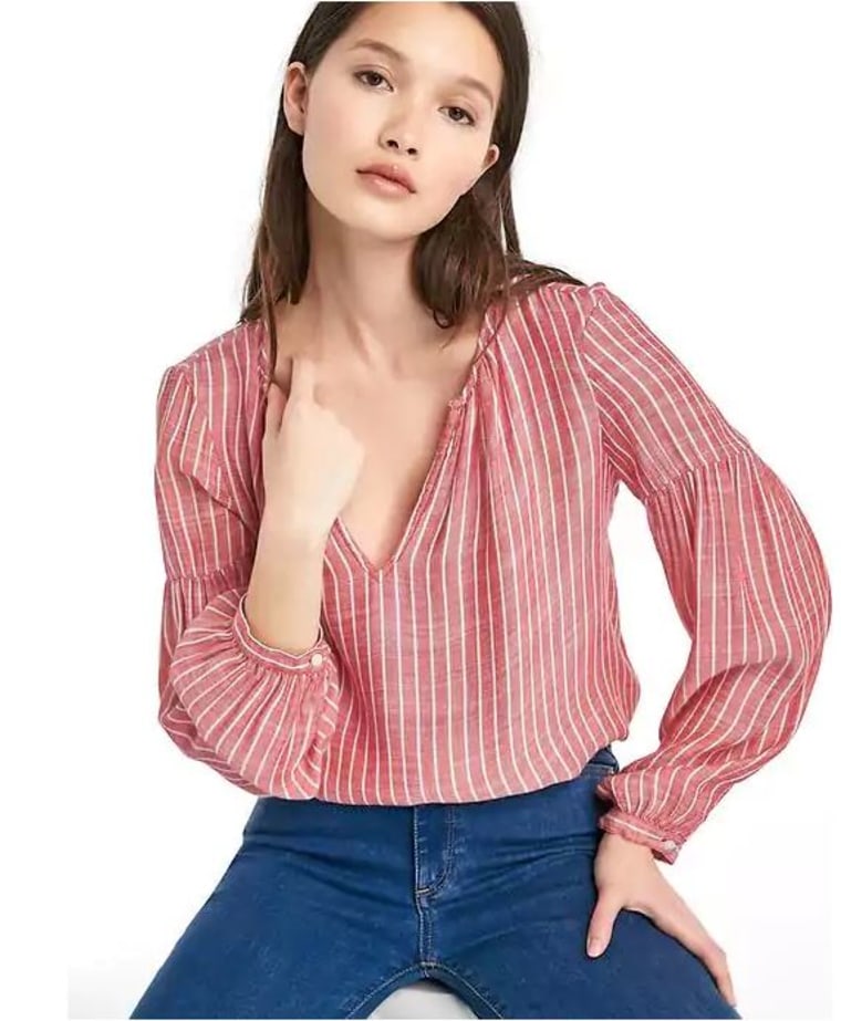 Long-sleeve blouse
