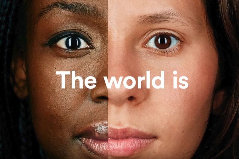 Image: A screen grab from the AirBnB Super Bowl commercial, #WeAccept.